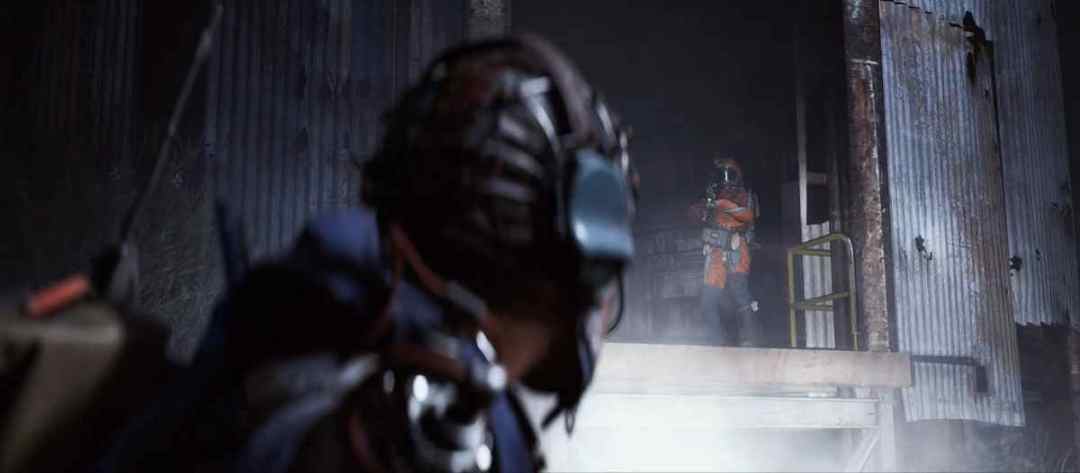 Two raiders in a tense confrontation in the Rust Belt